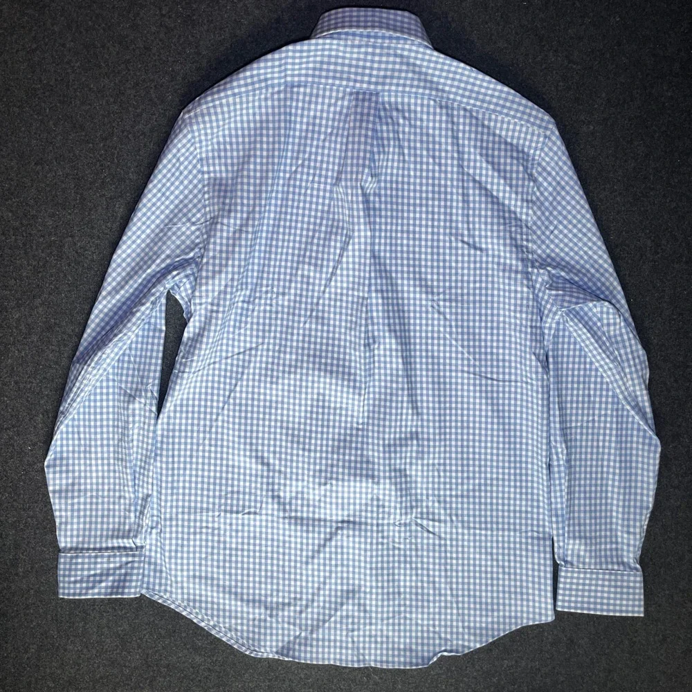 Polo Ralph Lauren Button Down Men L Blue NWT Classic Fit Performance Gingham